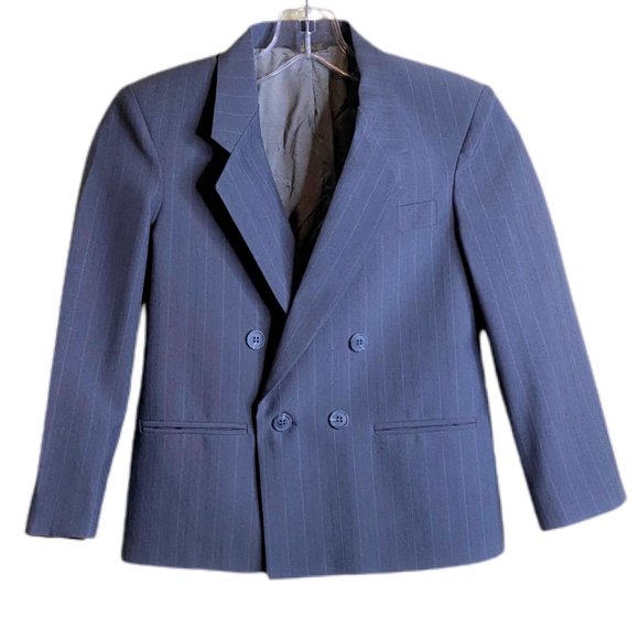 Lugano Boy's Gray Suit Size 8 Reg - Picture 3 of 9